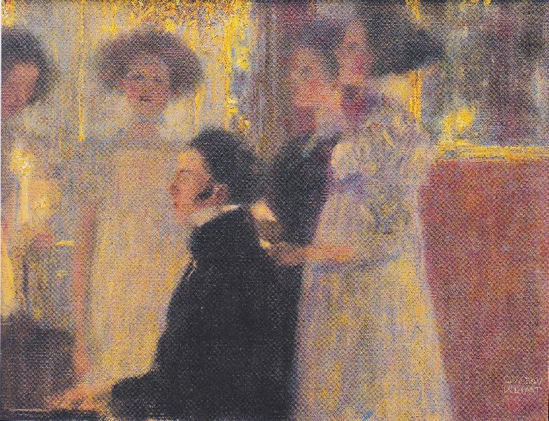 Schubert am Klavier I, Gustav Klimt